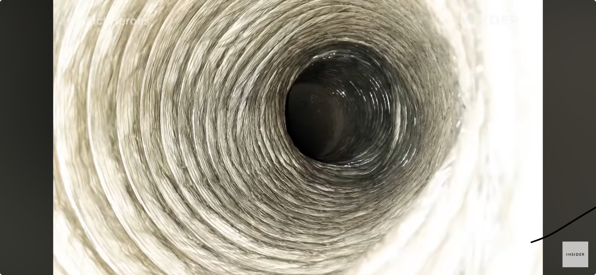 Exhaust Duct Interior – After Cleaning